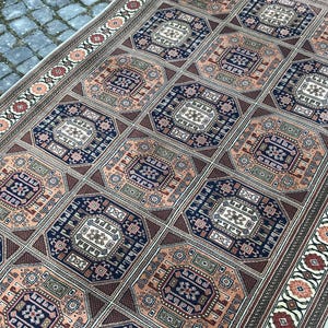 Turkish Vintage Rug, Handmade Bohemian Area Rug, Antique Look Carpet, Farmhouse Style, Bedroom Rug, Living Room Rug, Rustic Feel