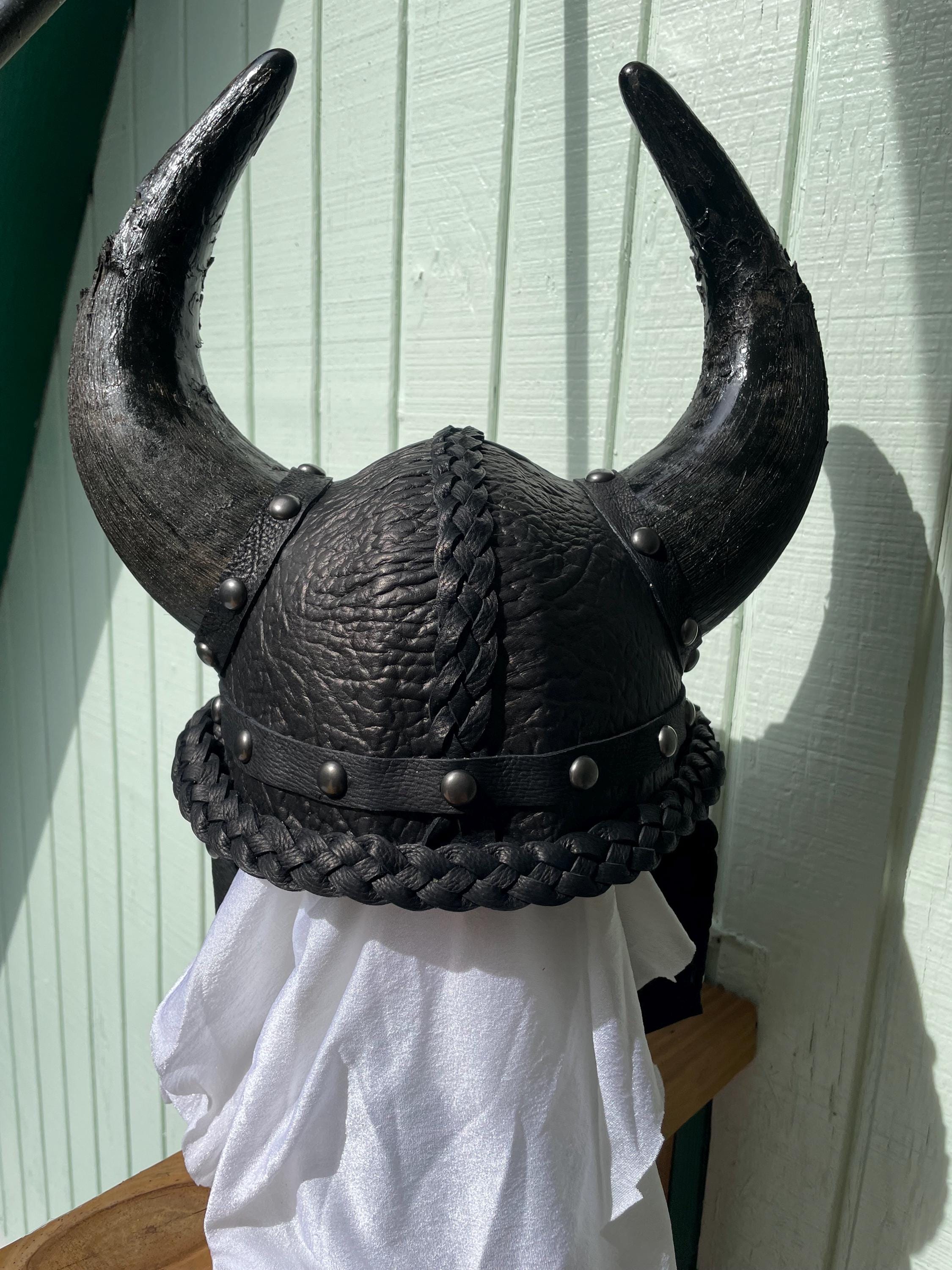 custom viking motorcycle helmet For reenactments Viking Motorcycle Helmets - Etsy