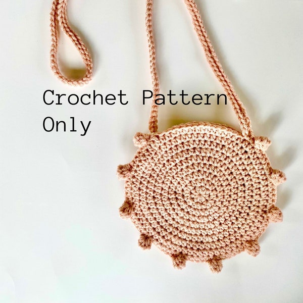 CROCHET PATTERN, Adult Crochet Bag, Crochet Purse, Crossbody Bag, Adult Boho Bag, Crochet Purse Pattern, Digital Download PDF, Women's