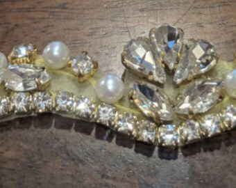 n'Ice Buns Hair Wraps - Tiara Gold - Rhinestone Bun Wrap