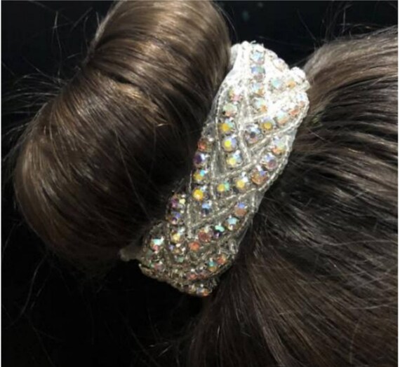 N'ice Buns Hair Wraps Braid AB Rhinestone Bun Wrap Etsy