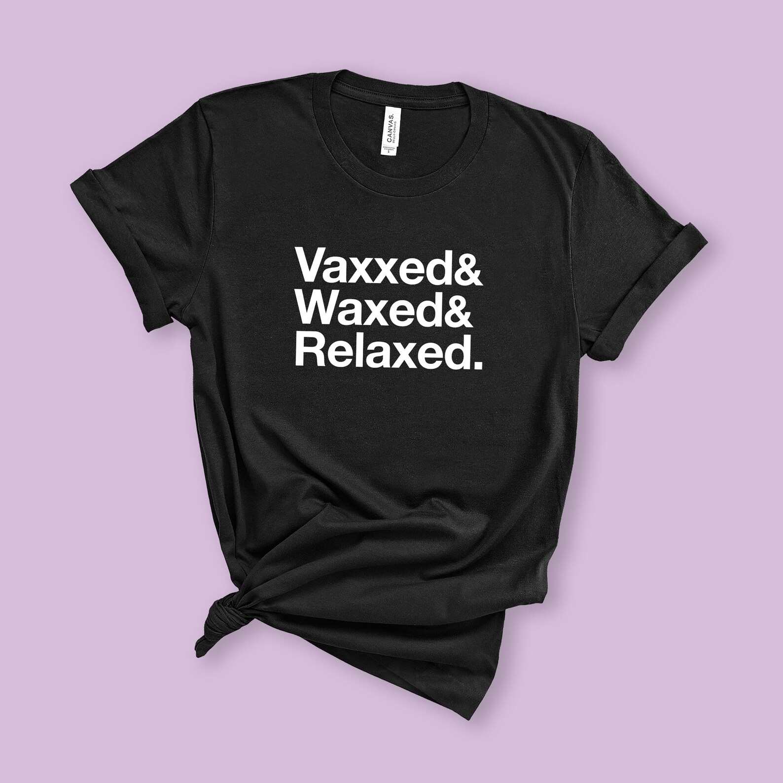 waxed and vaxxed t shirt