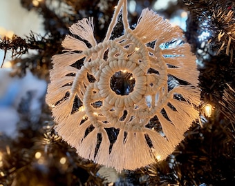 Adorno Macramé Espiral