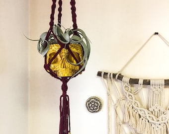 Custom Macrame Plant Hanger - Colgador de plantas personalizable - Macrame Planthanging