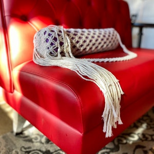Macramé Yoga Bag - Drawstring Style Strap - Custom Yoga Bag