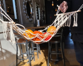 Pedido personalizado, hamaca de fruta macramé