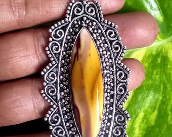 RARE Natural Sodalite Pendant /& 925 Silver Plated Antique Style Handmade Pendant Size-2.3 Gemstone Jewelry A114