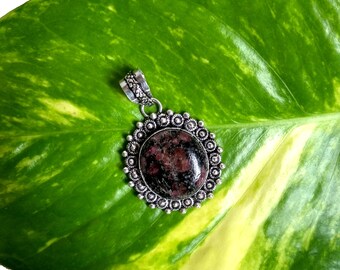 RARE Natural Sodalite Pendant /& 925 Silver Plated Antique Style Handmade Pendant Size-2.3 Gemstone Jewelry A114