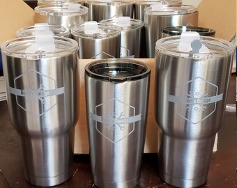 sandblasting yeti cup