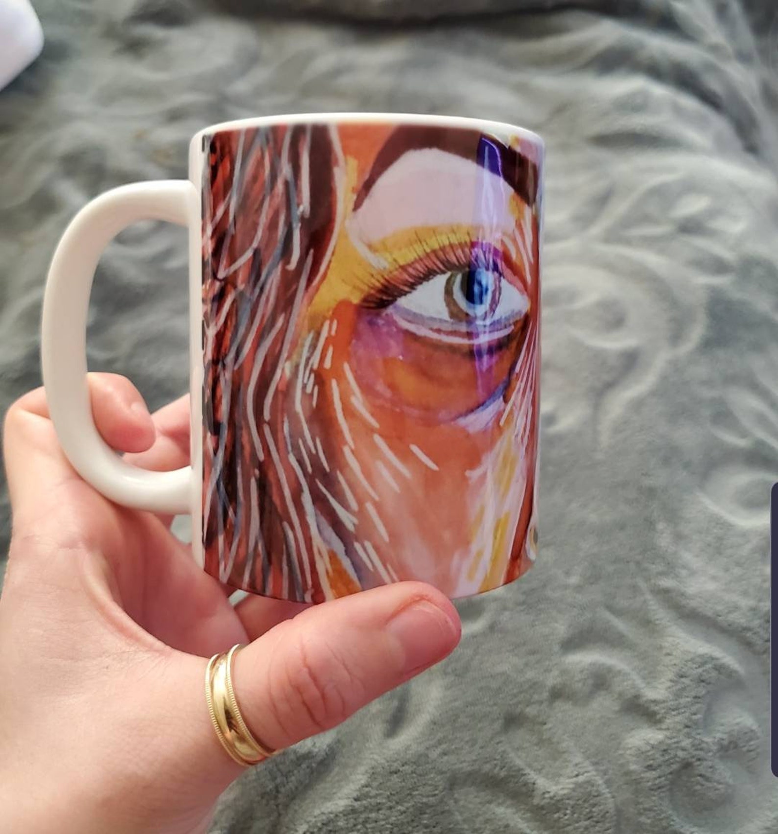 Coffee Mug With Original Artwork | Etsy