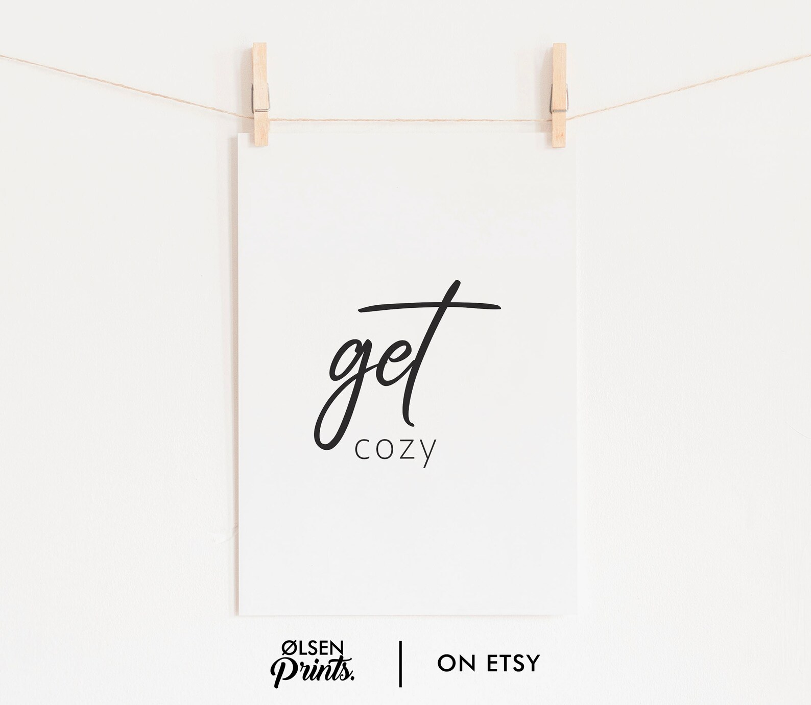 Get Cozy Stay Awhile Wall Art Guest Room Prints Set of Etsy