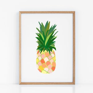 INSTANT DOWNLOAD, Printable Art, Wall Art, Digital Print, Home Decor, Wall Decor, Pineapple Decor, Tropical Wall Art, Kelly Hedlund Prints