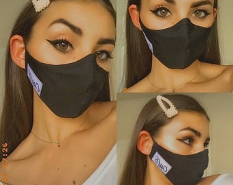 CassB All Black Face Maschera