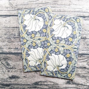 Guardanapos de papel para decoupage - Tamanho de toalha de visitas - Ephemera | William Morris | Decoupage | Arte alterada | Álbum de recortes | Diário de sucata | Conjunto de 2