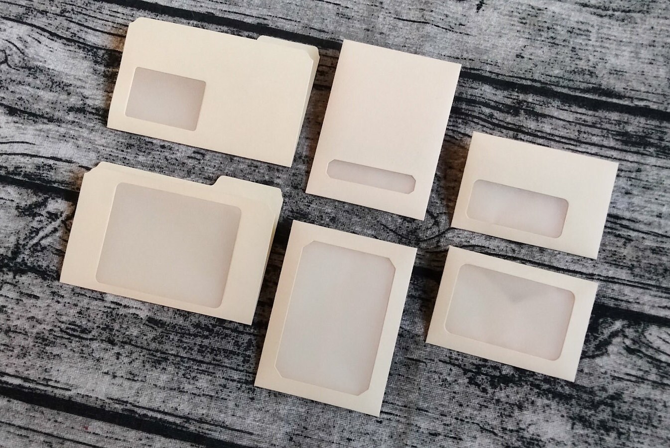 Set of 4 Handmade MINI File Folders, Envelopes, OR Policy Envelopes ...