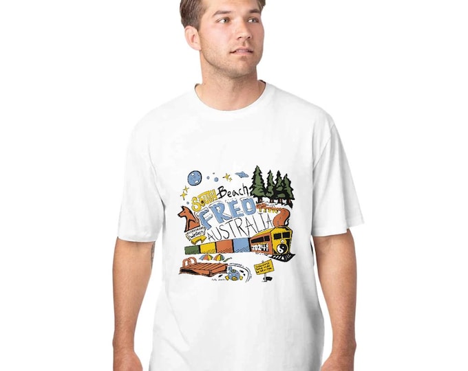 South Beach Freo Unisex Reclaimist Crewneck T-Shirt | Econscious EC1070