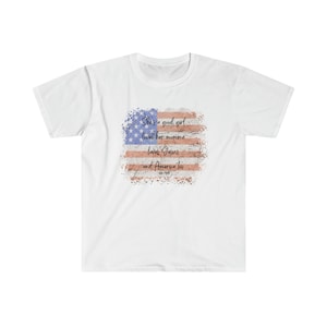 Tom Petty 4th of July American Unisex Softstyle T-Shirt
