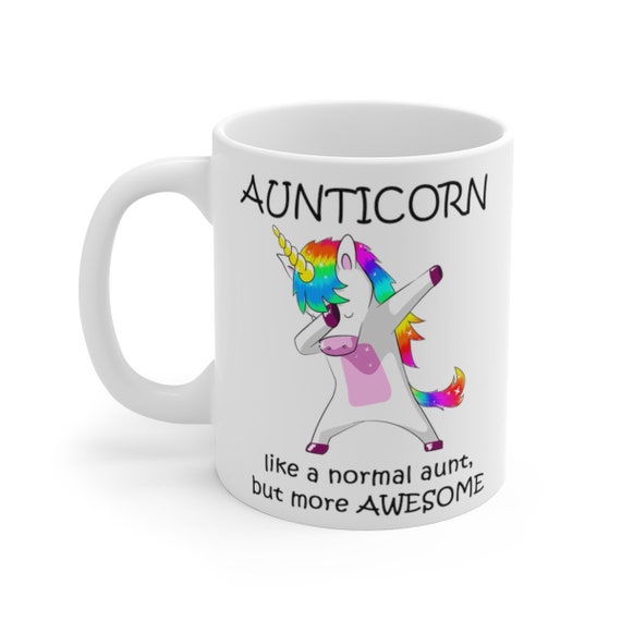 aunt unicorn mug
