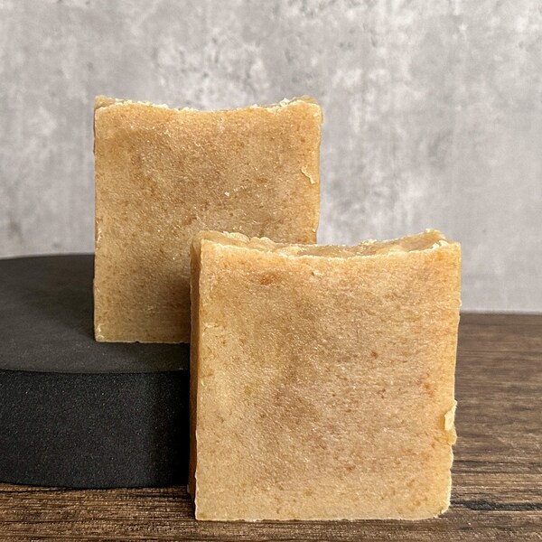 Sea Moss & Oat Soap | Unscented | Eczema Relief | Exfoliating Soap