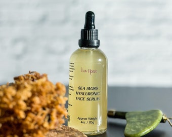 Sea Moss Hyaluronic Face Serum | All Skin Types | Primer | Moisturising |Dry Skin Relief | Itchy Skin Relief