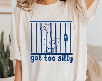 Dumme Gans Shirt, lustiges Meme Grafik T-Shirt, Gans Liebhaber Geschenk