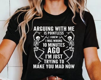 Camiseta divertida de esqueleto: humor sarcástico de Halloween
