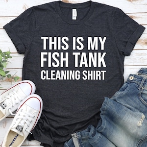 Camiseta para limpeza de aquário: camiseta para hobby de aquário