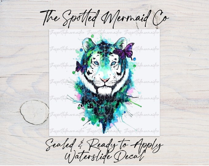 Watercolor Wolf Waterslide Decal Wolf Waterslide Sealed & Etsy