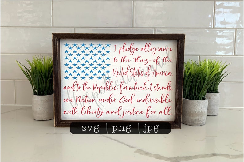Download I pledge allegiance flag svg flag svg patriot svg america ...