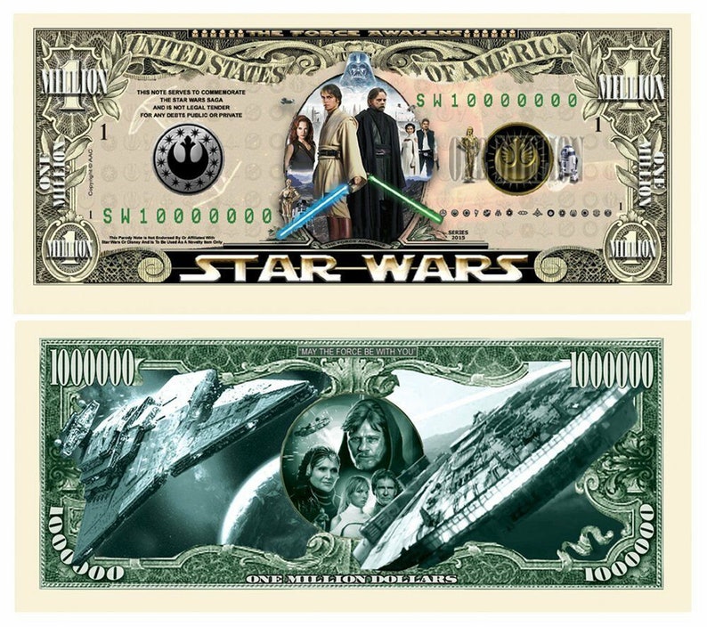 HARRY POTTER MILLION DOLLAR NOVELTY BILL