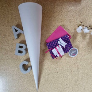 DiY Schultüten- Komplettpaket | "PerlentauchBär" | mit Papprohling
