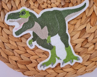 Aufnäher Flicken Applikation | Dinosaurier | T-Rex | 19 x 15 cm