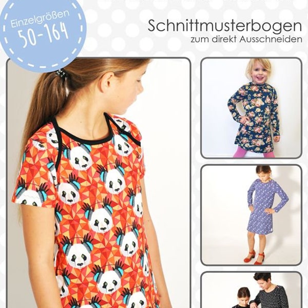 Schnittmuster | BASIC.Shirt und -kleidchen | Gr. 50-164 | Leni PePunkt