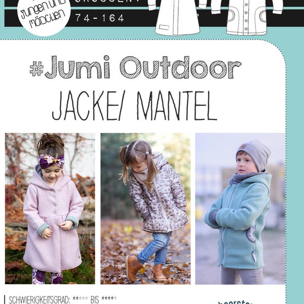 Schnittmuster | #Jumi Outdoor | Gr. 74 - 164 | RosaRosa