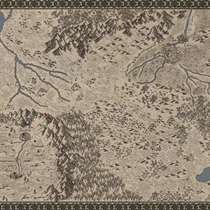 Custom Hand drawn Fantasy Map for novel, writers, personalized gift, role playing, D&D