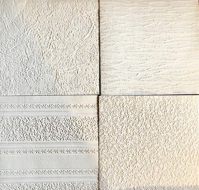 10 Embossed White Wallpaper Anaglypta Wallpaper. Textured Etsy