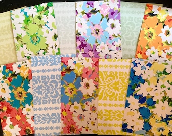 Schumacher 1960s Floral Wallpaper Sample Pack - Gramercy Park Collection