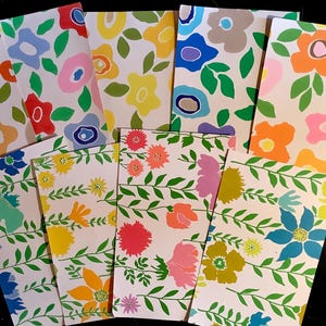 Schumacher Vintage 1960s Floral Wallpaper Sample Pack - Gramercy Park Collection