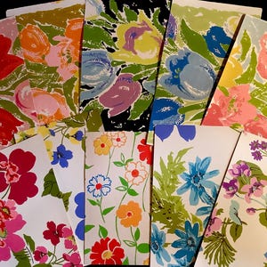 Schumacher Vintage 1960s Floral Wallpaper Sample Pack - Gramercy Park Collection