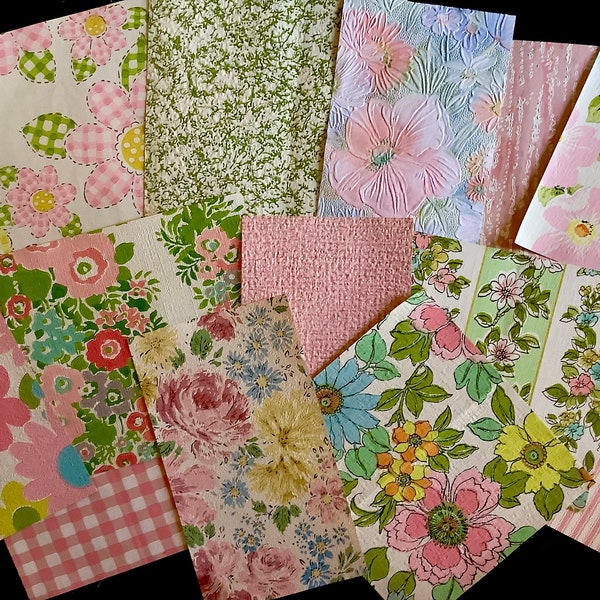 Vintage Sample Wallpaper Etsy