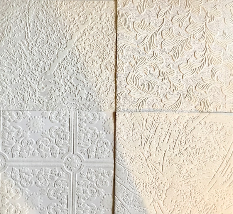 10 Embossed White Wallpaper Anaglypta Wallpaper. Textured Etsy