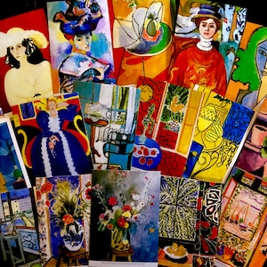 20 Henri Matisse Artwork Postcards. Postcard Sets. Junk Journal Cards. Junk Journal Ephemera. Postcrossing.