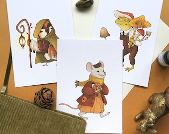 Birch Glade Villagers - Prints - Lottie, Thadeus & Winfred