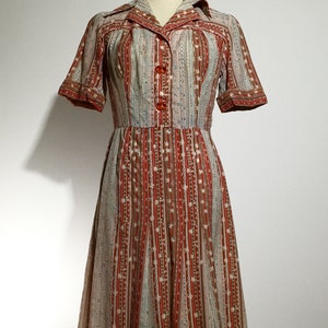 Ditsy Lines 60s dress, Italy S image 5