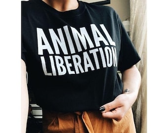 Vegan T Shirt | Vegan Shirt | Herbivore Shirt | Vegan Gift | Vegetarian Shirt | Cute Vegan Shirt | Vegan Clothing. Animal Liberation