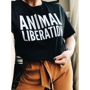 Vegan T Shirt | Vegan Shirt | Herbivore Shirt | Vegan Gift | Vegetarian Shirt | Cute Vegan Shirt | Vegan Clothing. Animal Liberation