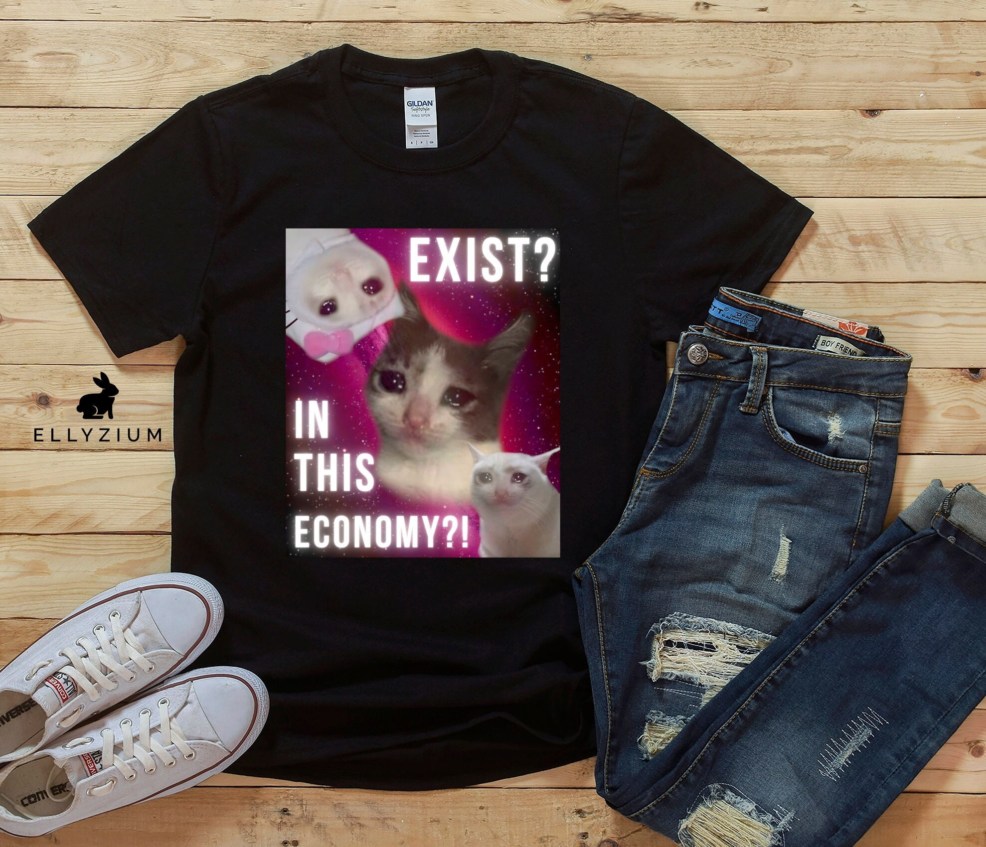 GLASSES MEME CAT SHIRT' Women's T-Shirt