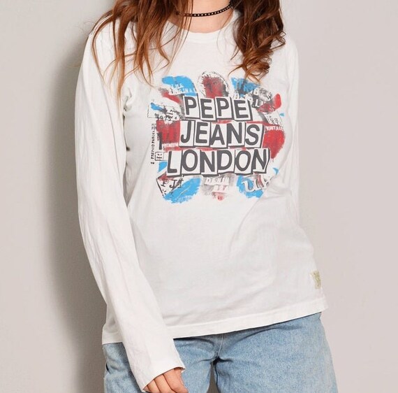 Size 8 to 12 | British Flag Pepe Jeans Blouse | S… - image 2