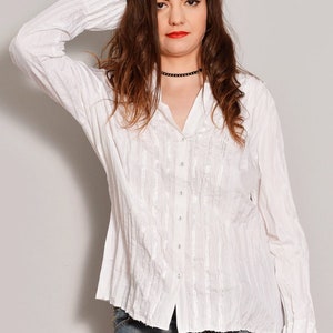 white pintuck shirt