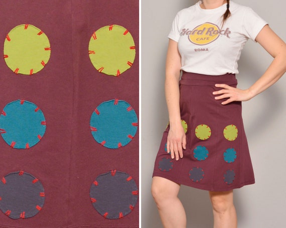 Maroon hot sale skater skirt